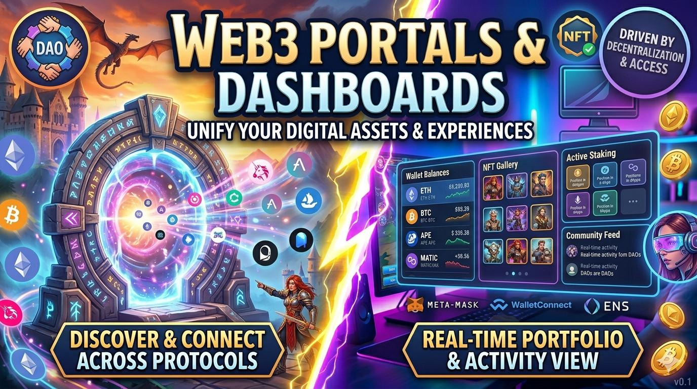 Web3 Portals & Dashboards